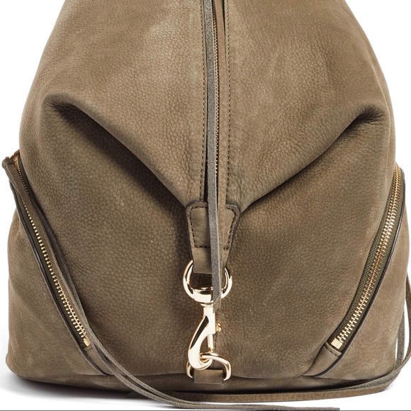 rebecca minkoff suede backpack